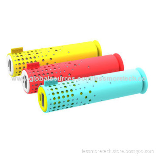 Power Bank, Rubber Housing, with Suction Cups, 1,800-2,600mAh
